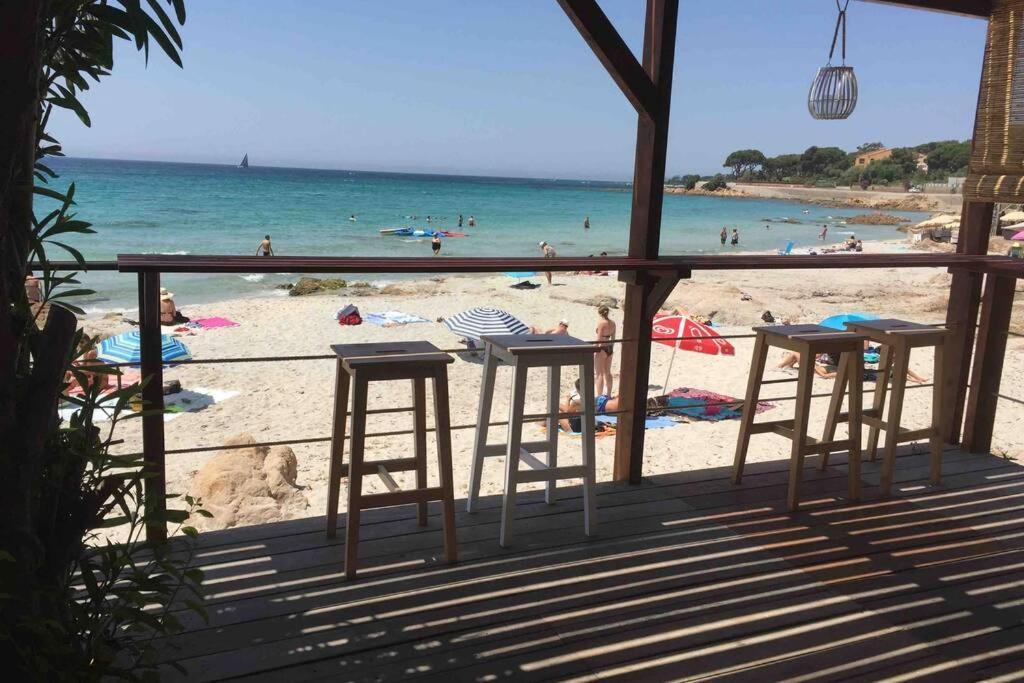 Ajaccio Magnifique T2 Neuf 40M2 Avec Balcon Au Trottel 4 Couchages Wifi Clim Parking Plage A Pieds 100M Eksteriør bilde